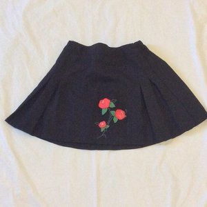 Black Pelleted Children Place Skirt